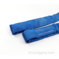 8ton angkat sabuk sling bundar sling poliester biru